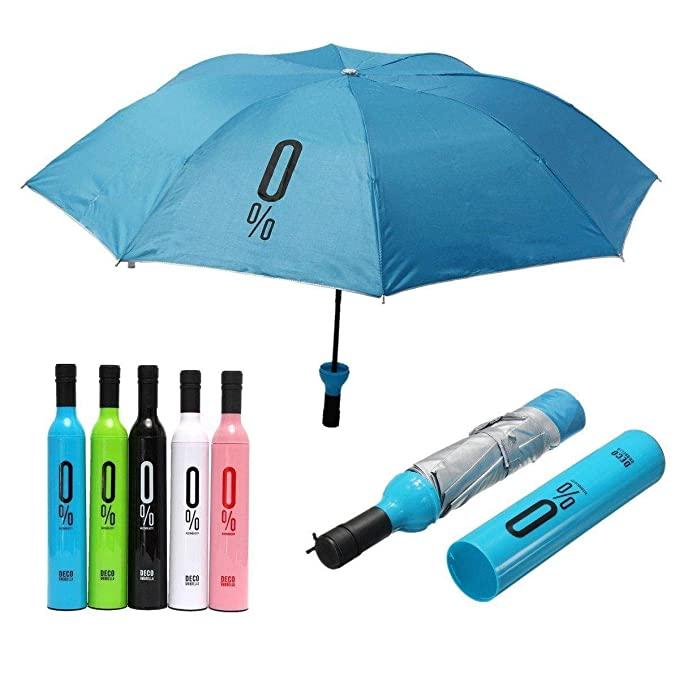 Umbrella-Bottle Shaped Umbrella Polyester Wine Bottle Umbrella