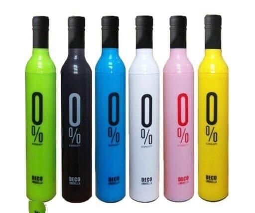 Umbrella-Bottle Shaped Umbrella Polyester Wine Bottle Umbrella
